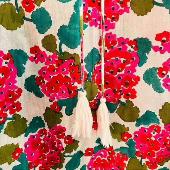 Roller Rabbit Pink and Green Floral Top - Picture 7 of 8